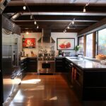a classic kitchen triangle layout