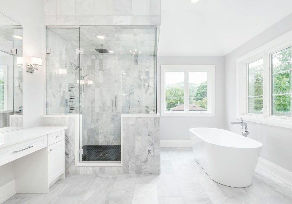 bright and spacious bathroom renovation