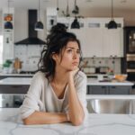 women upset with her improperly renovated kitchen